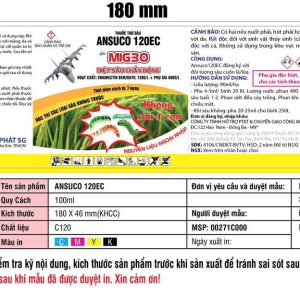 Thuốc trừ sâu Ansuco 120Ec